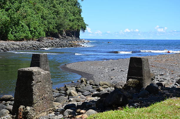 rio hakalau boca - hamakua coast imagens e fotografias de stock