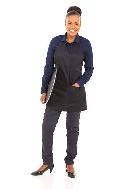 istock pretty african american waitress 514688691
