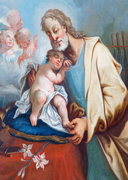 istock St. Joseph paint from the chapel in Saint Anton palace 514690219