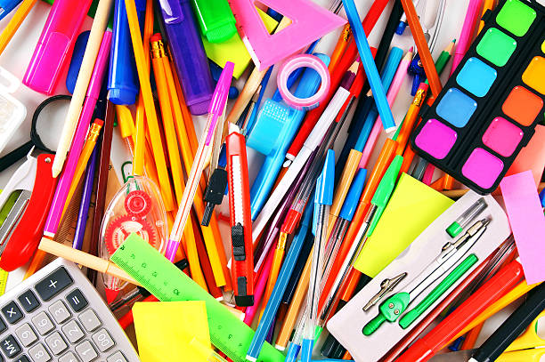 istock Stationery and school accessories. 514692793