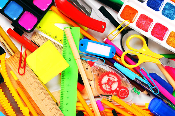 istock Stationery and school accessories. 514692801