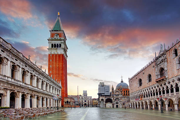 istock Piazza San Marco at dawn on a cloudy morning. 514710580