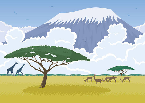 illustrazioni stock, clip art, cartoni animati e icone di tendenza di africa - impala