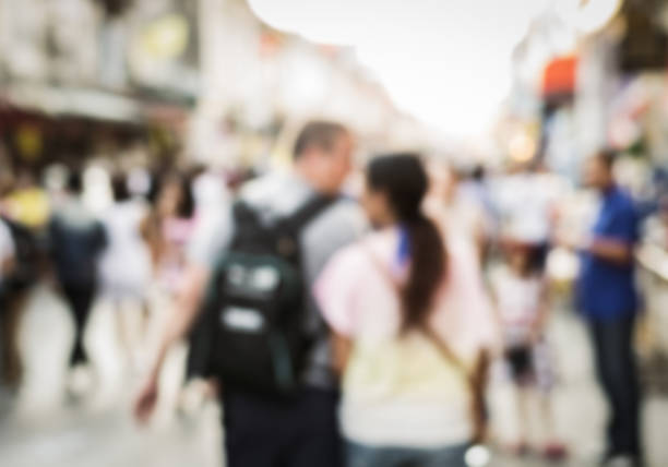 istock Blurred people walking on the street 514711114
