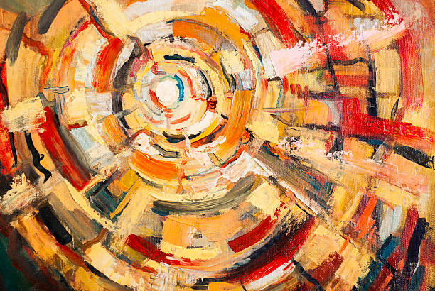 Abstracts,the art Original oil painting on canvas.Abstracts,the art ohio symbols stock illustrations