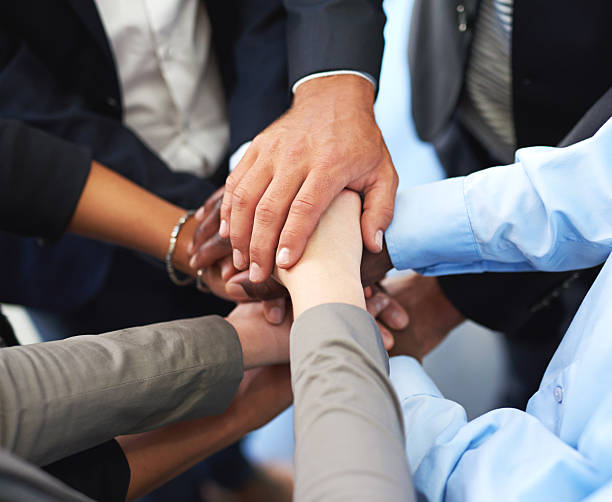istock The team that sticks together succeeds together 514713558