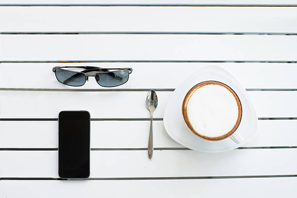 istock Top view photography with cappuccino .. 514714226
