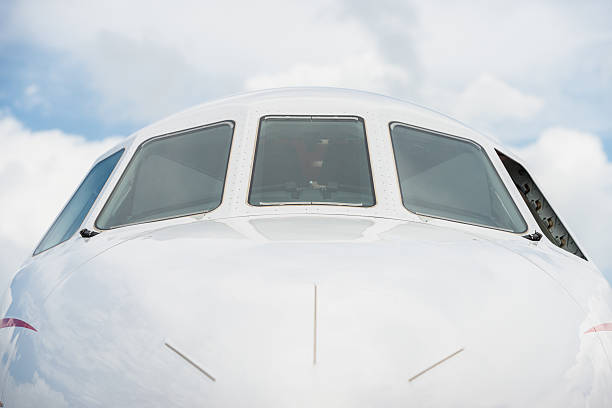 istock Closeup of Luxury private jet Cockpit 514715650