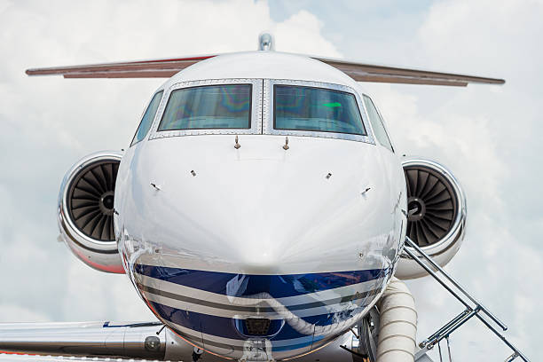 istock Closeup of Luxury private jet Cockpit 514715872