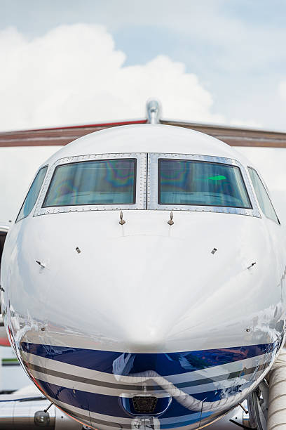istock Closeup of Luxury private jet Cockpit 514715982