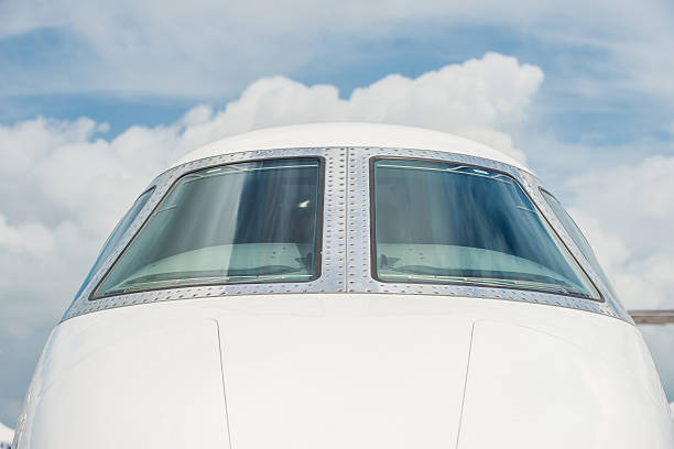 istock Closeup of Luxury private jet Cockpit 514716456