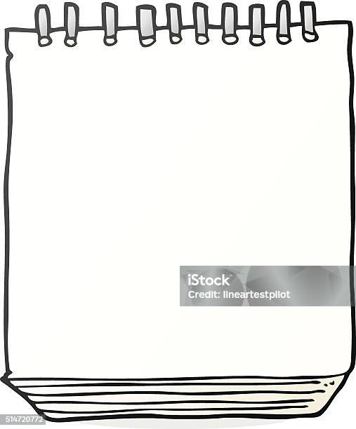 Notepad Comic Backside Image Cartoon Notepad Stock Illustration - Download Image Now - Bizarre, Clip ...