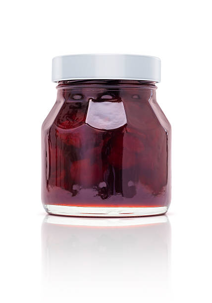istock blank packaging jam glass bottle isolated on white 514722094