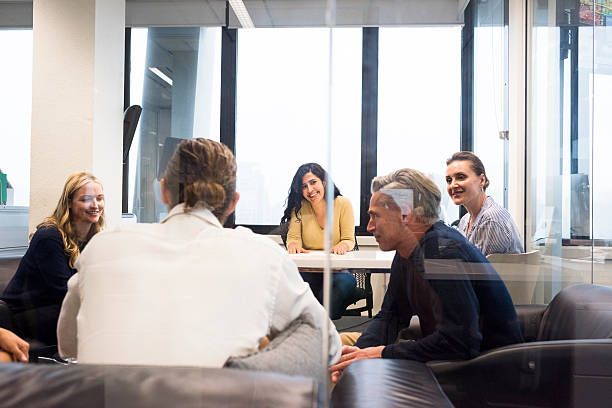 istock Female executive leading a meeting 514723700