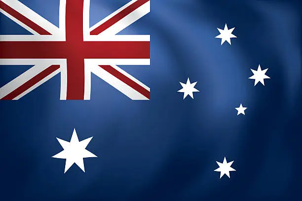 Vector illustration of australia Flag