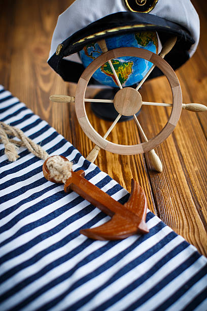 istock Decorative wooden steering wheel 514724442