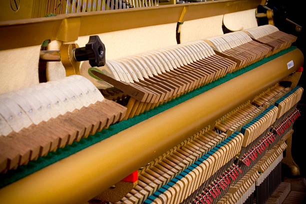 istock Piano Hammers, Action of a Piano 514725137