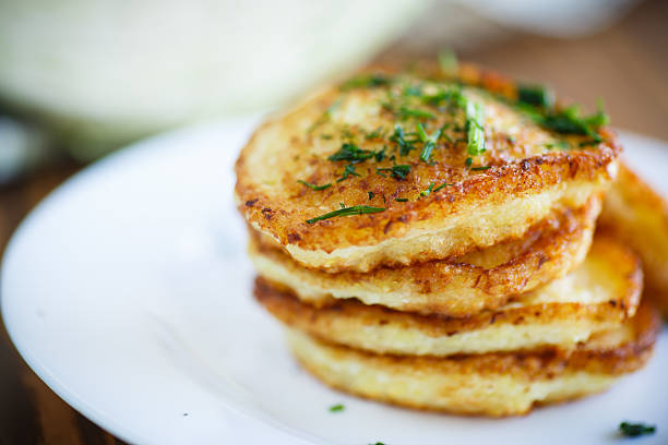 istock Vegetable fritters with cabbage and dill 514725550