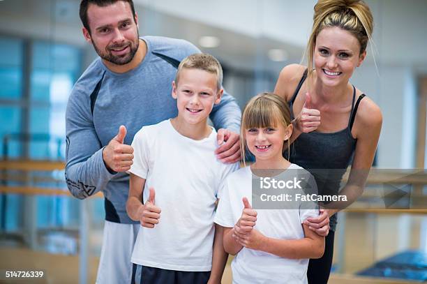 Family Fitness Stock Photo - Download Image Now - Family, Gym, Health Club