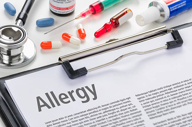 istock The diagnosis allergy written on a clipboard 514727382