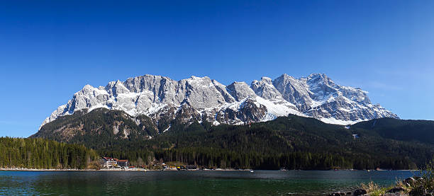 istock Landscape - Mountain panorama with blue sky and lake 514728057