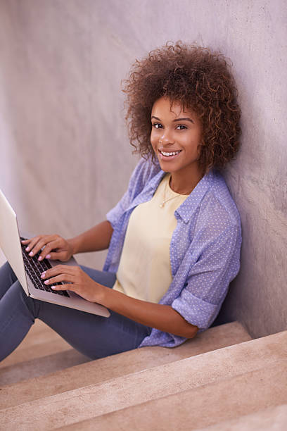 istock My laptop has everything I need on a day off 514730202