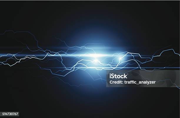 Lightning Stock Vektor Art und mehr Bilder von Gewitterblitz - Gewitterblitz, Gewitter, Vektor