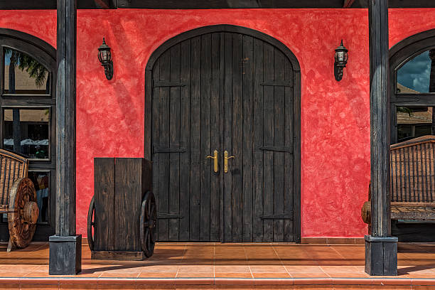 Entrance Doorway At Mexican Resturant In The Dominican Republic