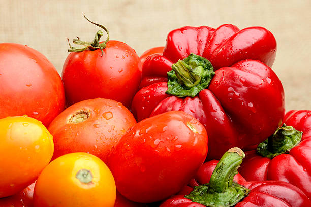 istock Tomatoes and Bell Peppers from the Kitchen Garden 514731493