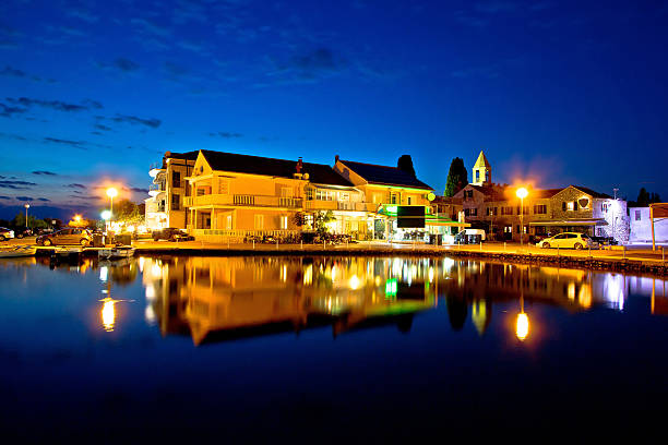 istock Sukosan village evening waterfront view 514732845