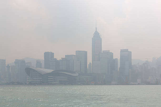 istock Air Pollution, Haze covers the Hong Kong Skyline 514732935
