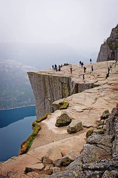 Landscapes in mountains.Preikestolen, Norway Landscapes in mountains.Preikestolen, Norway norway lysefjorden fjord norwegian currency stock pictures, royalty-free photos & images