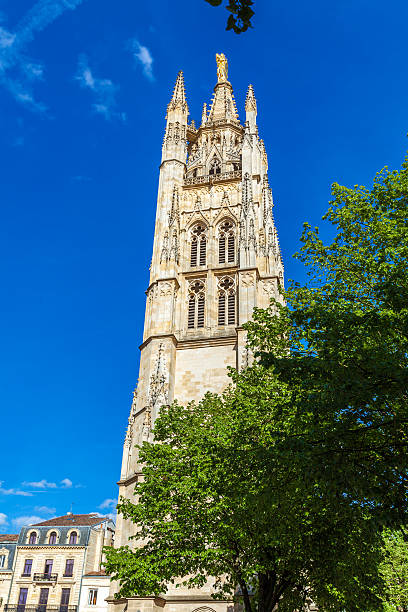 istock High Gothic Bell Tower of Catherdal, Bordeaux 514735820