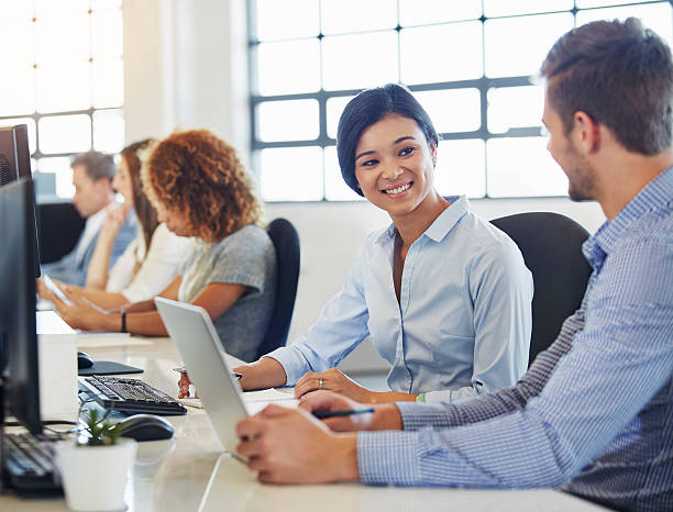 istock It's great to have colleagues you can rely on 514737902