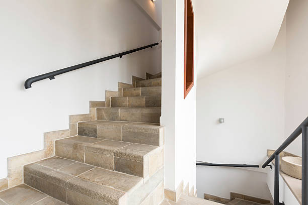 istock Stairs in a modern apartment 514741410