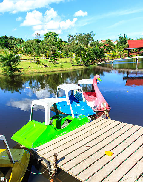 istock pedal boats on garden 514754971