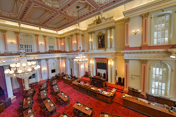 senado cámara de california - state representatives fotografías e imágenes de stock