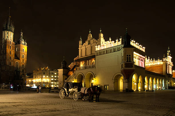 istock Rynek Main Market Square by Night ,Krakow,Poland 514766710