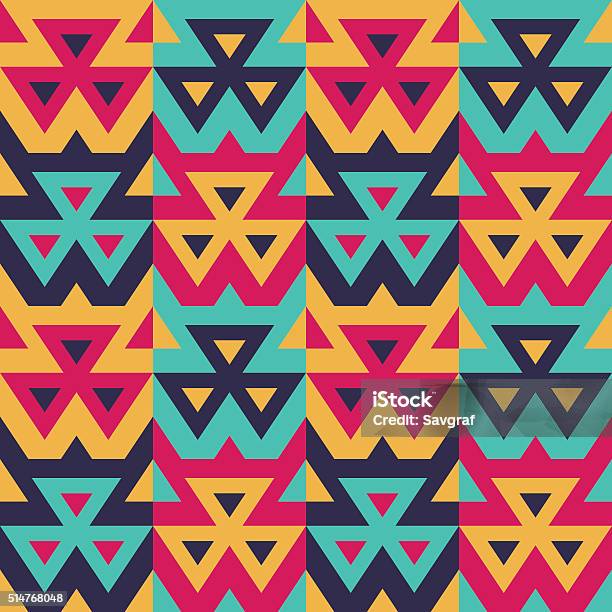 Modern Texture Triangle Pattern Seamless Modern Triangle Pattern Stock Illustration - Download Image ...