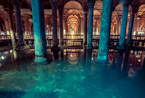 Basilica Cistern is the largest ancient underground cistern in Istanbul, which was used to store water in the past and is now a popular tourist attraction