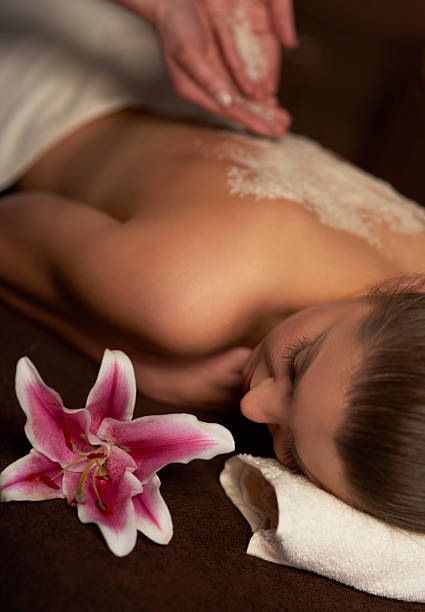 istock Exfoliation treatment at the spa 514769470