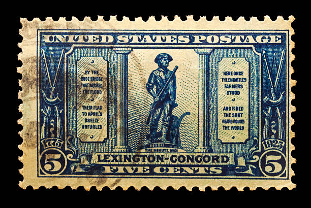 istock The Minute Man Lexington - Concord Postal Issue 514770608