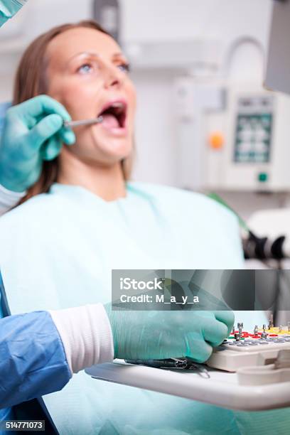 Patient Visiting Dentist Stock Photo - Download Image Now - Adult, Adults Only, Beauty Product