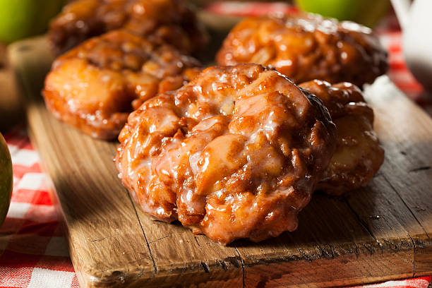 istock Homemade Glazed Apple Fritters 514774137