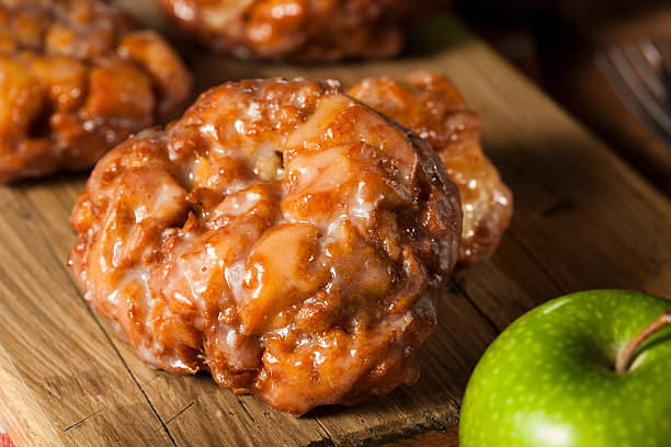 istock Homemade Glazed Apple Fritters 514774821