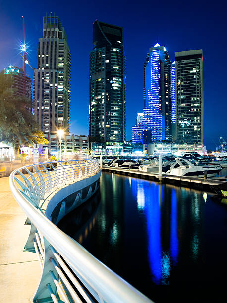 istock Dubai marina at night 514775638