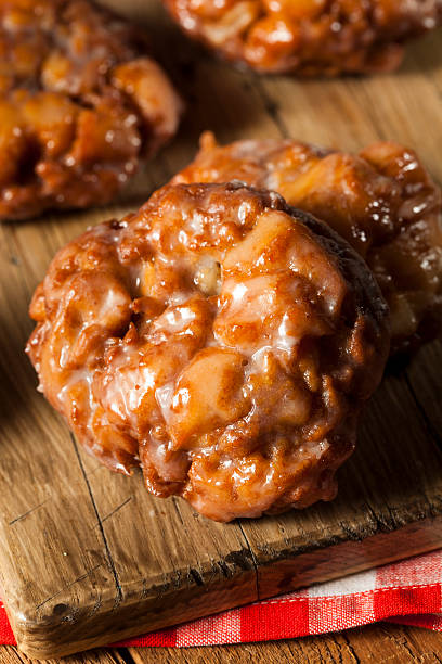 istock Homemade Glazed Apple Fritters 514776167