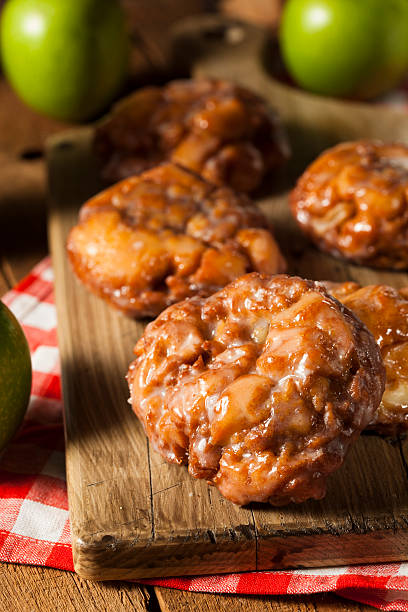 istock Homemade Glazed Apple Fritters 514776347