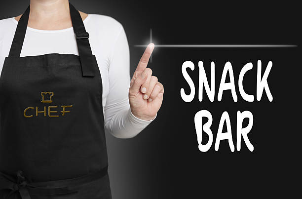 istock snack bar touchscreen is operated by chef 514779472