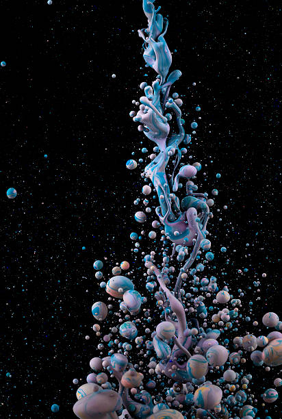istock Colorful Oil bubbles on black 514781056